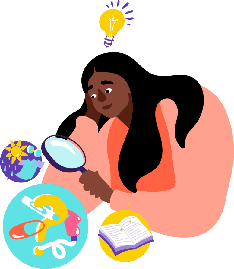 Woman researching atopic dermatitis (eczema) and its treatments